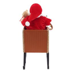 GAEM Дед Мороз на санях, L51 W22 H48 см