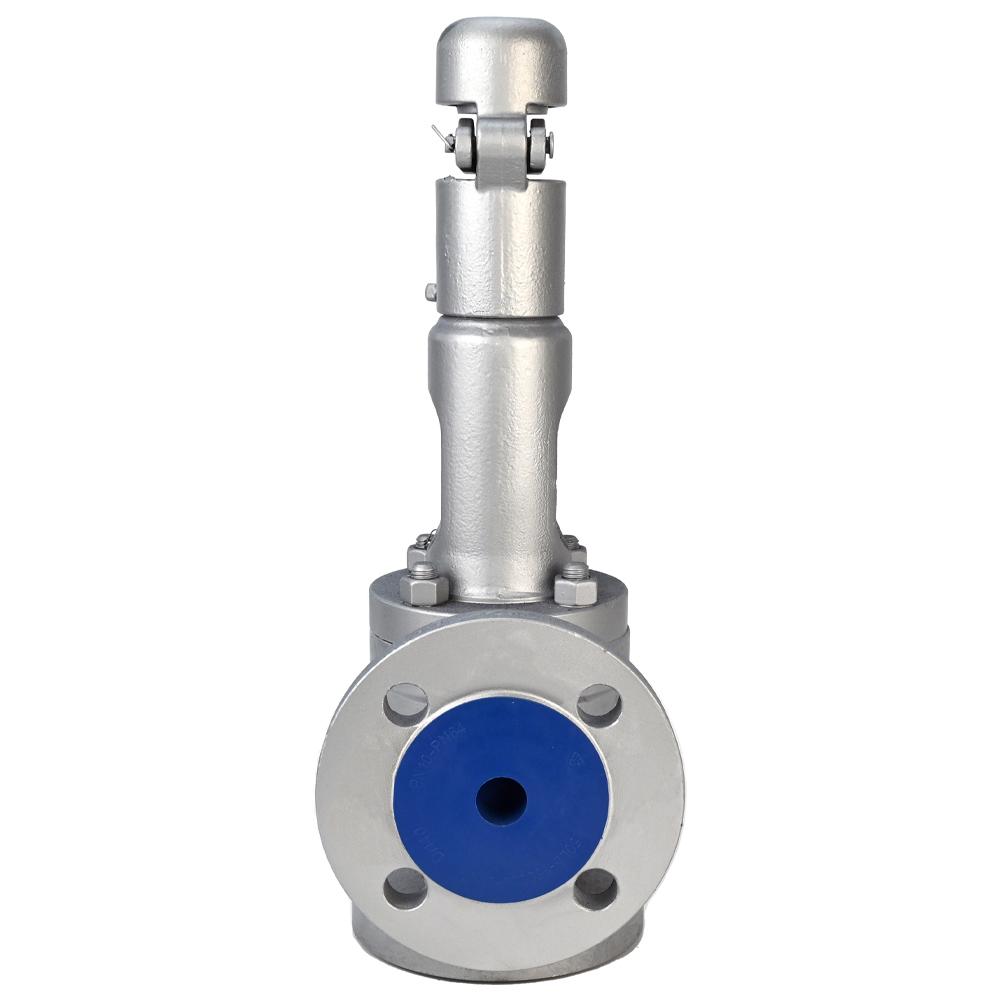 Spring safety valve Elephant SAFE 7001 2.5-4, body material - stainless steel WCB, closure element material - stainless steel AISI 420, seal - METAL