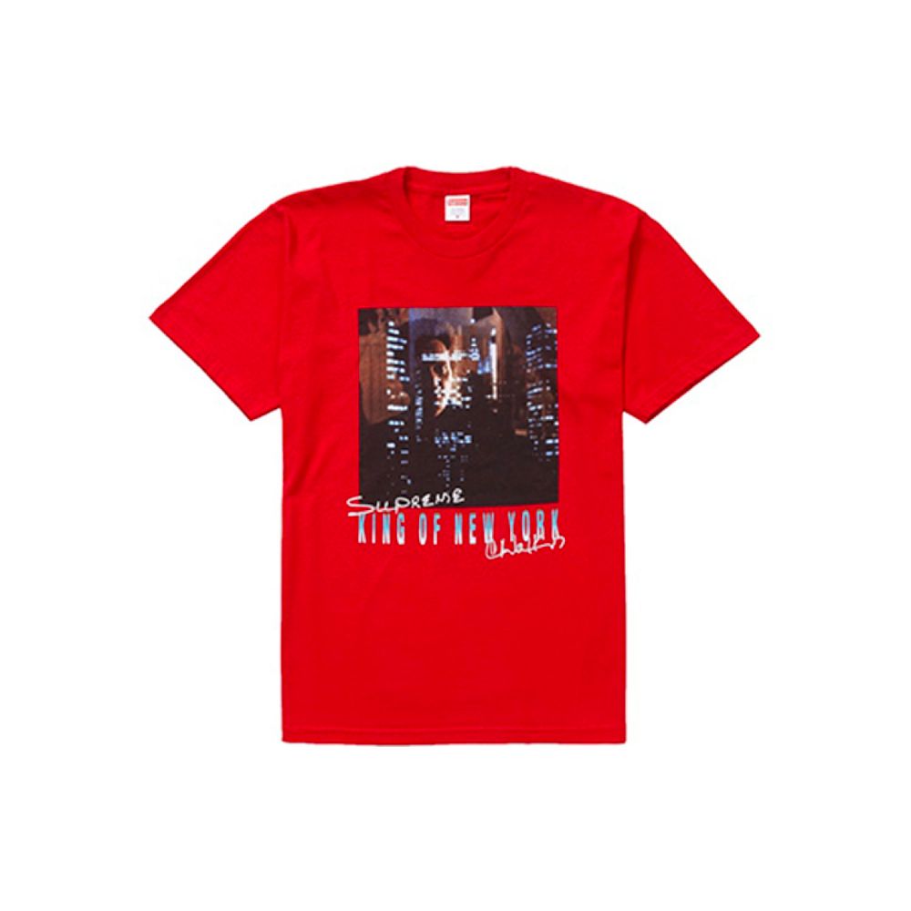 Supreme SS19 Christopher Walken King Of New York Tee Red T