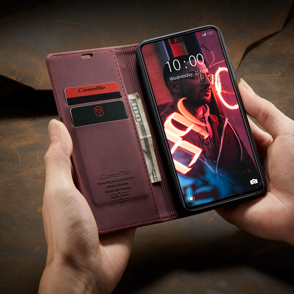 Чехол-книжка CaseMe Matte Poco X5 Pro 5G