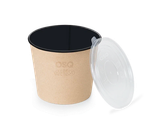 OSQ ROUND BOWL 500 BLACK WOOD