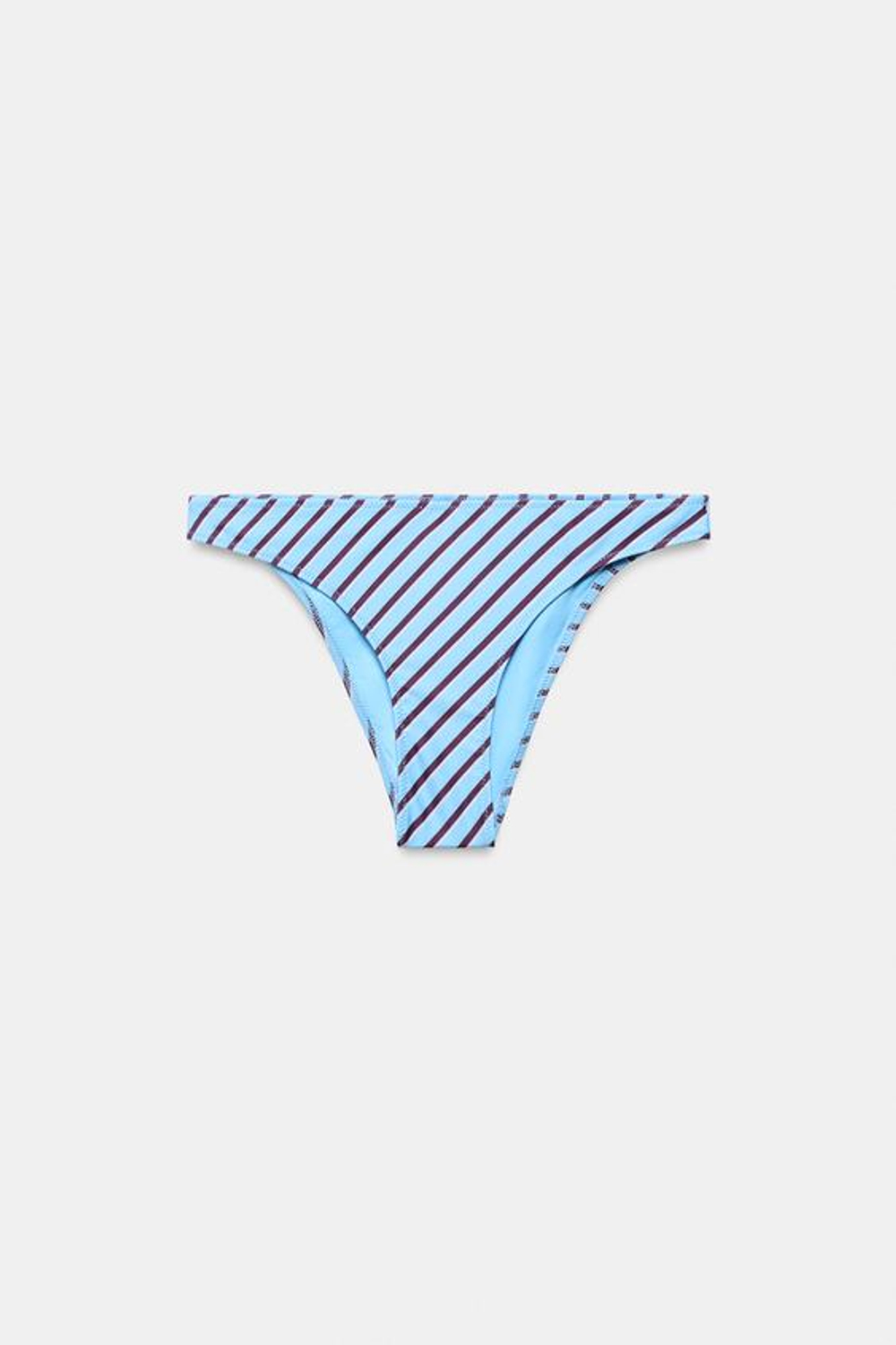 ZARA ПЛАВКИ-БИКИНИ В ПОЛОСКУ, СИНИЙ