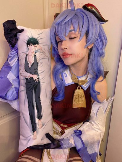 Мини дакимакура Кен Канеки из Токийский Гуль арт. M0266, 60х20 см