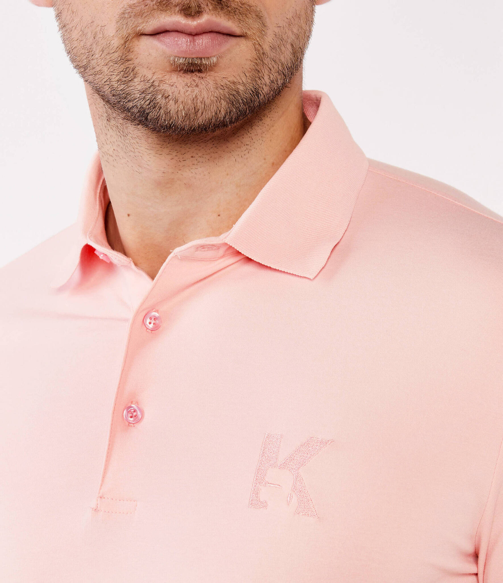 Поло Karl Lagerfeld - пудро-розовый(745890 542221)