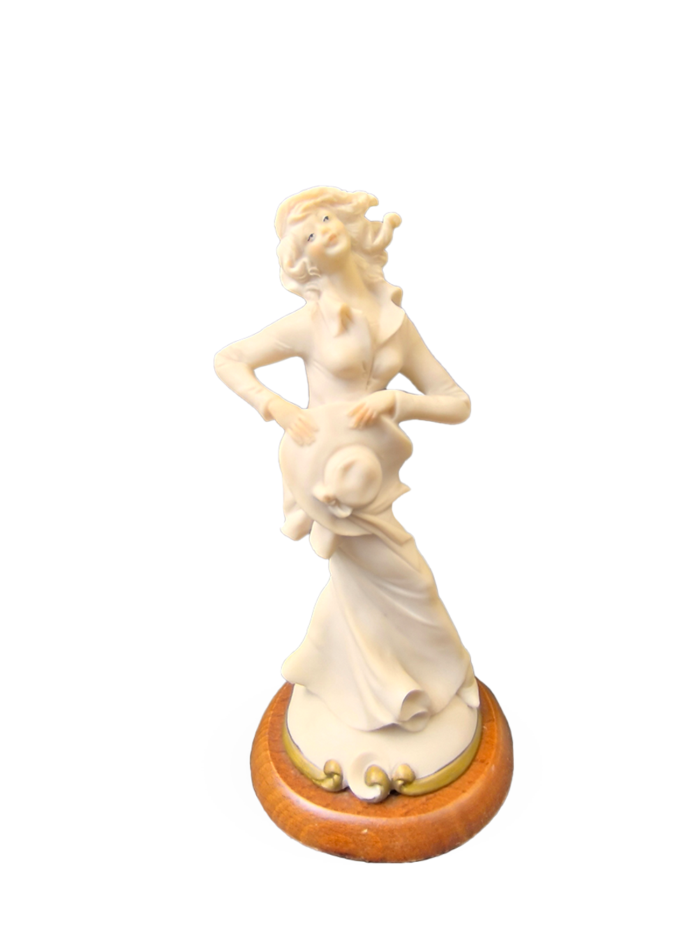 Статуэтка "Девушка с шляпой" Capodimonte