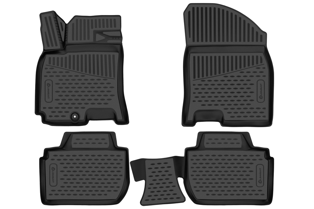 Коврики в салон для BAIC U5 2023-, 4шт. (полиуретан) ELEMENT3DAN0473210K