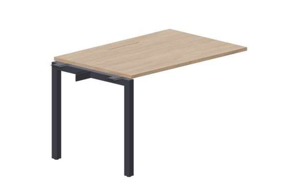 стол Polo 1180х780х750мм (меламиновый аутлет) - приставной элемент