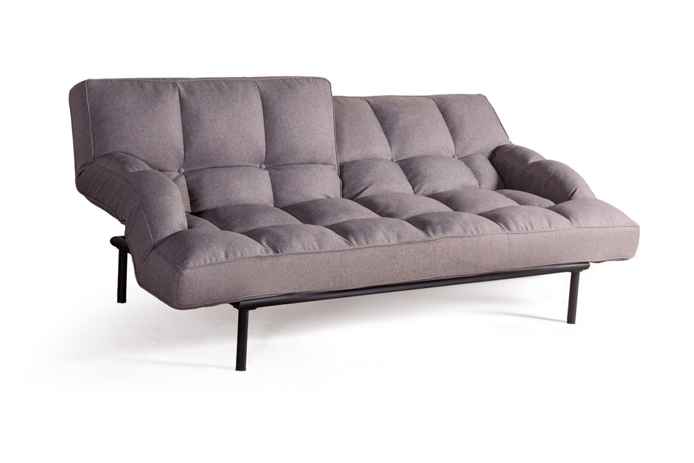 Диван-кровать трехместный Best, рогожка серый