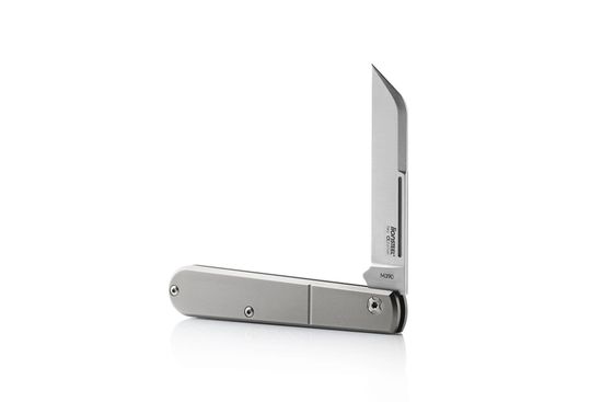 Складной нож Lion Steel "Barlow Slim Dom" L/CKS0115 GY P c клинком из стали Böhler M390 Microclean®, рукоять титан