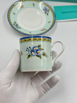 Набор из двух кофейных пар Tiffany & Co, Tiffany Morning Glory