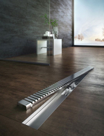 Решетка для душевого лотка Alcadrain нержавеющая сталь матовая (LINE-550M)