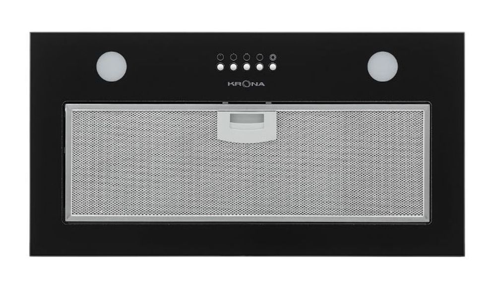 Вытяжка Krona LUISA 600 GLASS BLACK PB