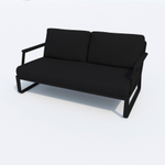 Лаунж зона Ideal Patio ЭСТИВО черная - каркас карбон