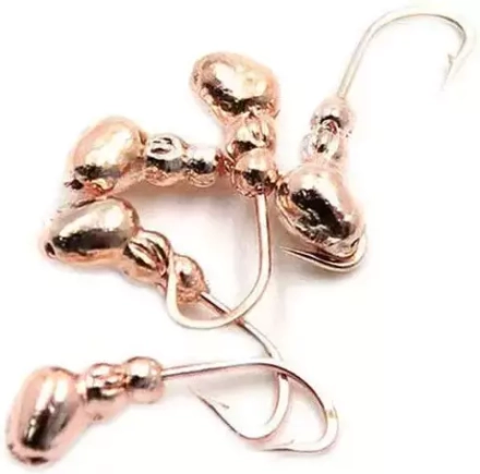 Мормышка Яман муравей с отверстием d-3 вес 0,3г цвет Copper Plated