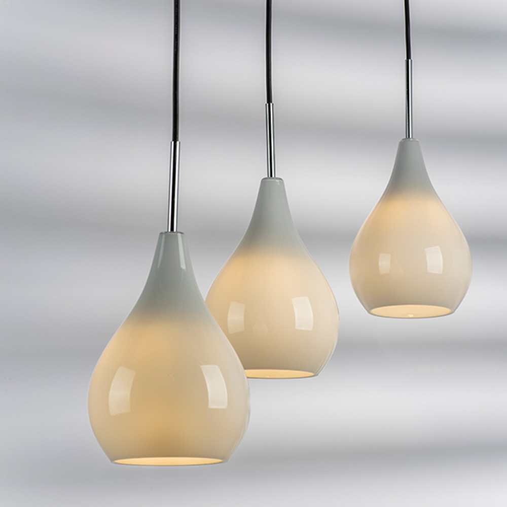 803030 Подвес PENTOLA 1х40W E14 ХРОМ/БЕЛЫЙ