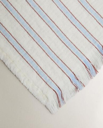 ZARA HOME ДЕТСКИЙ МУСЛИНОВЫЙ ПЛЕД, СИНИЙ