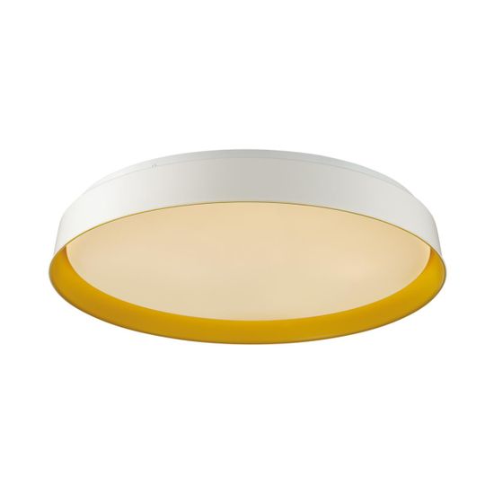 7711/ELN COLOR SN 157 Светильник пластик/желтый LED 76Вт 3000/4000/6000К D510 IP43 CCT TUNA YELLOW