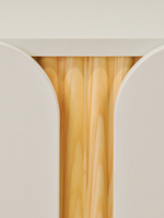 Тумба под телевизор, 150х40х55, Ола, напольная, в прихожую, белый / сосна, Dipriz