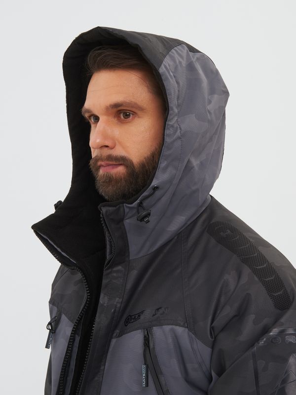 Костюм демисезонный Горка-Люкс ткань Breathable Camo цвет Серый