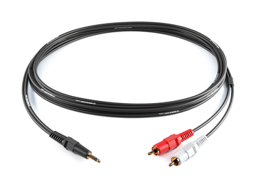 PROCAST cable S-MJ/2RCA.5 - профессиональный межблочный соединительный звуковой кабель