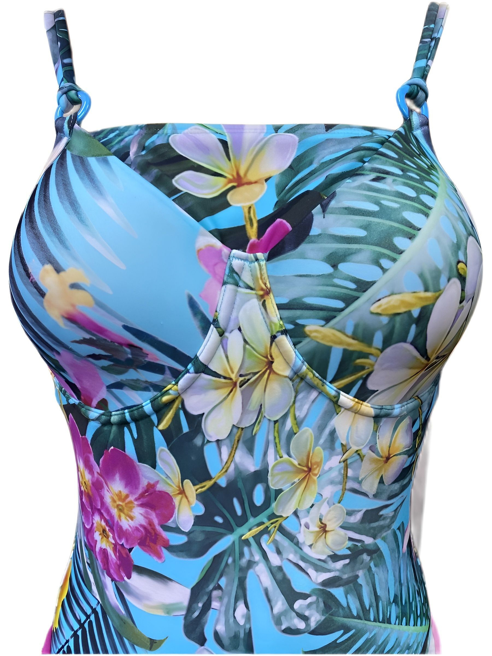 Купальник после мастэктомии со встроенным лифом и манишкой, слитный Amoena Sydney 38A/EU