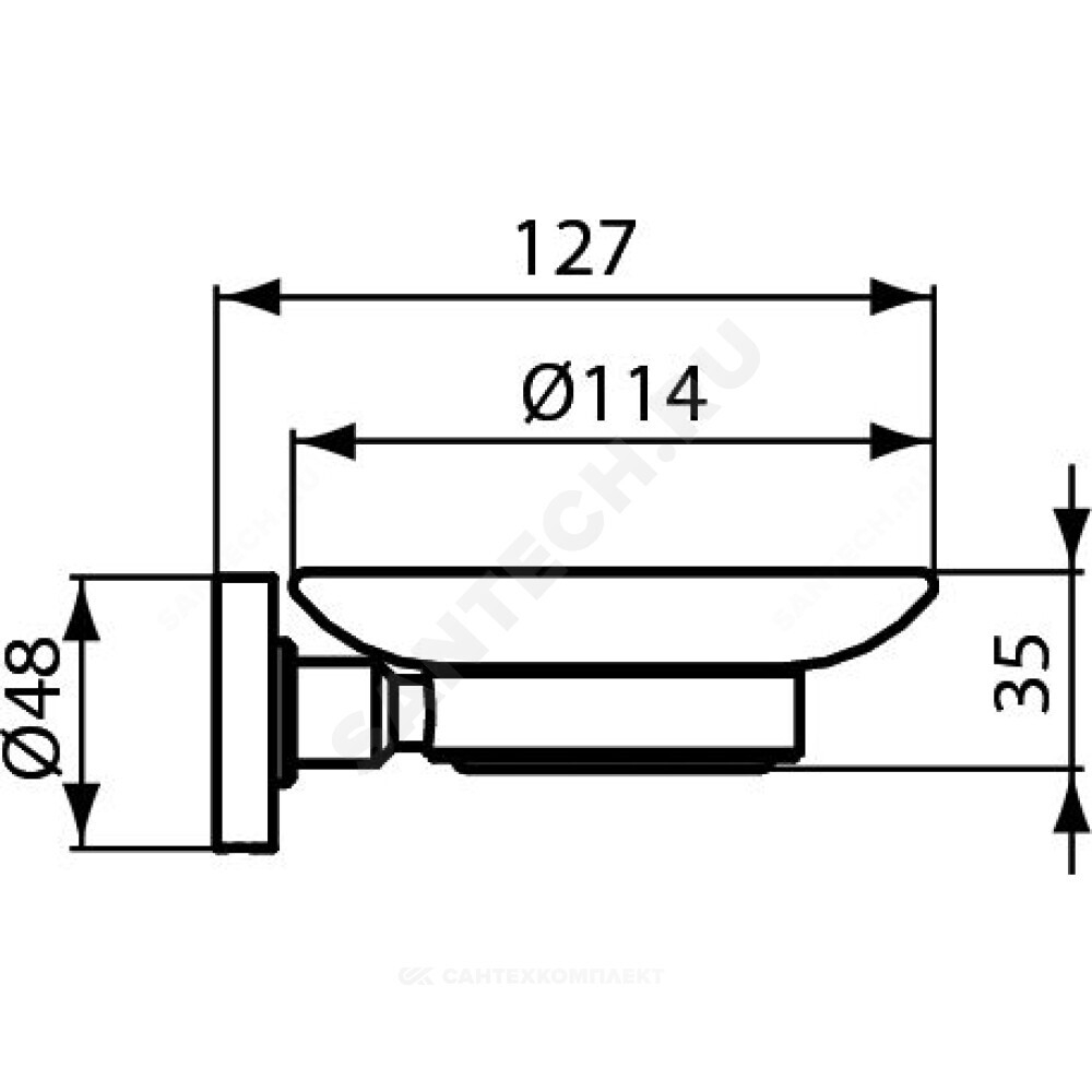 Набор аксессуаров 3 предмета IOM черный матовый Ideal Standard A9245XG