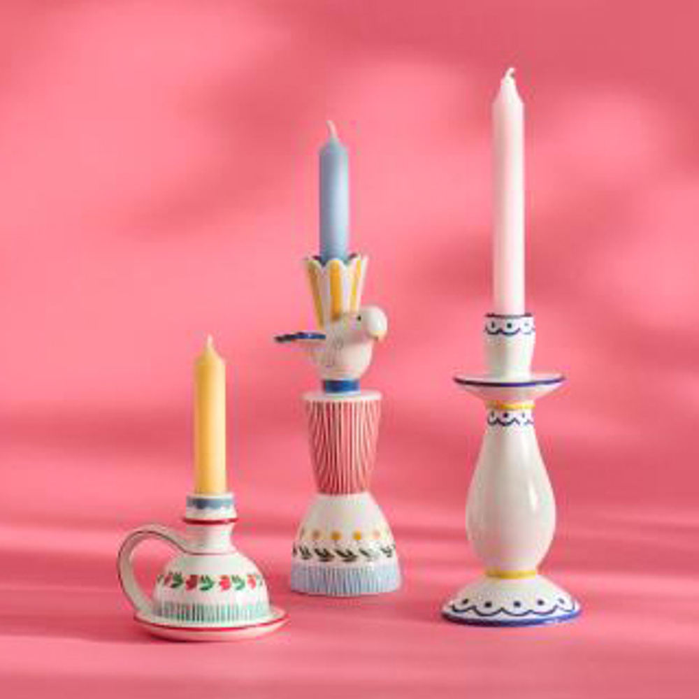 Подсвечник, В: 22 Ø: 10