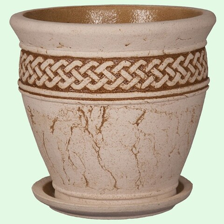 Горшок шамотный Ламия d 34 h33 v15