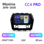 Teyes CC4 Pro 10,2" для Nissan Maxima 2015-2020