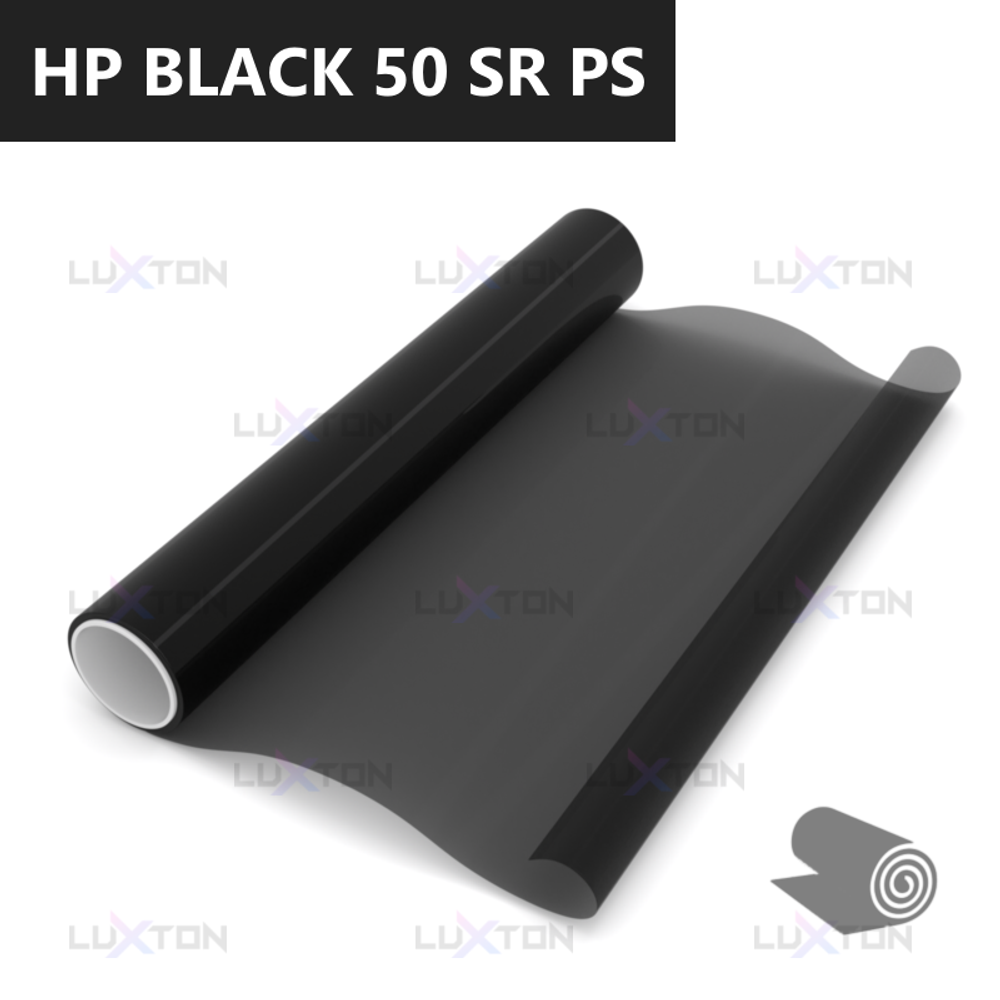Пленка тонировочная металлизированная HP BLACK 50 SR PS LUXTON, рулон (размер 1,524x30м.)