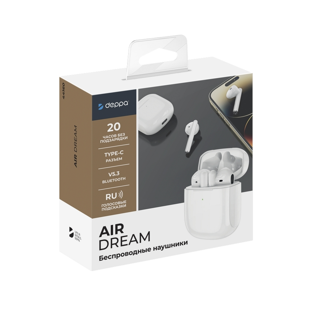 Air Dream TWS BT 5.3 300 1 599 Deppa