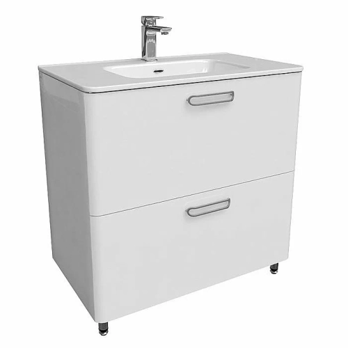 Тумба с раковиной Iddis Brick BRI80WFi95K 80 белая