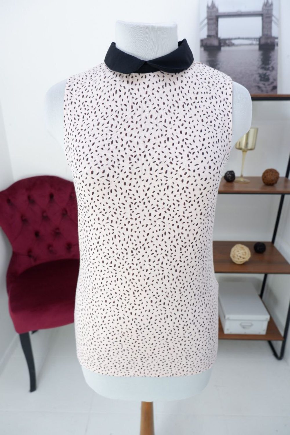 Топ Kiabi из вискозы летний 46 размер