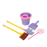 Игровой набор Золушка №2 (Щетка, совок, выбивалка, ведро, швабра) (Совтехcтром)