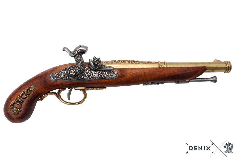 Макет Ударный пистоль, Франция, 1832 год., латунь DE-1014-L