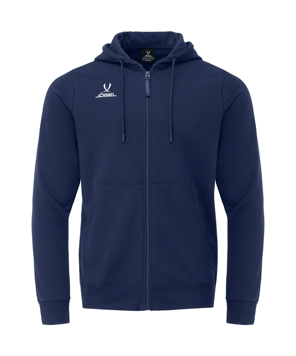 Худи на молнии ESSENTIAL Cotton Zip Hoodie, темно-синий