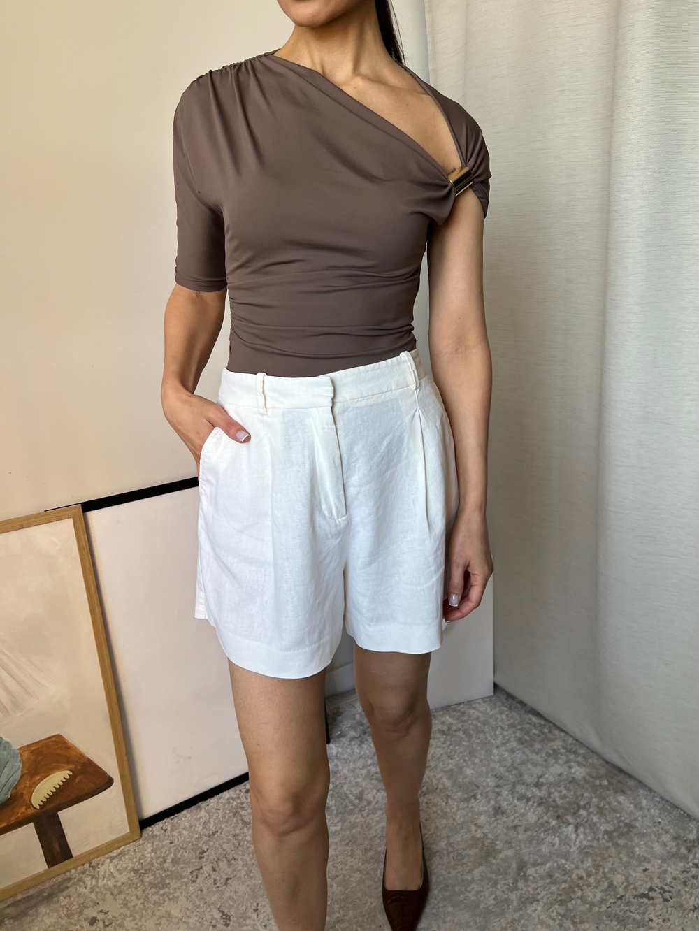 Трикотажная блузка Zara , M