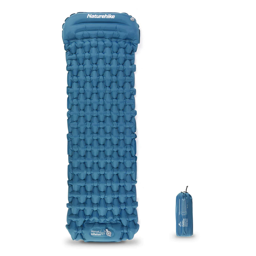ТУРИСТИЧЕСКИЙ НАДУВНОЙ МАТРАС С НАСОСОМ NATUREHIKE CNK2300DZ0001
