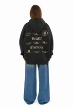 Купить Худи Bruler d'Amour Emotion хаки Худи Bruler d'Amour Emotion хаки