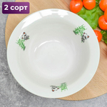 Миска 550мл 175мм, Панда, фарфор, 2 сорт