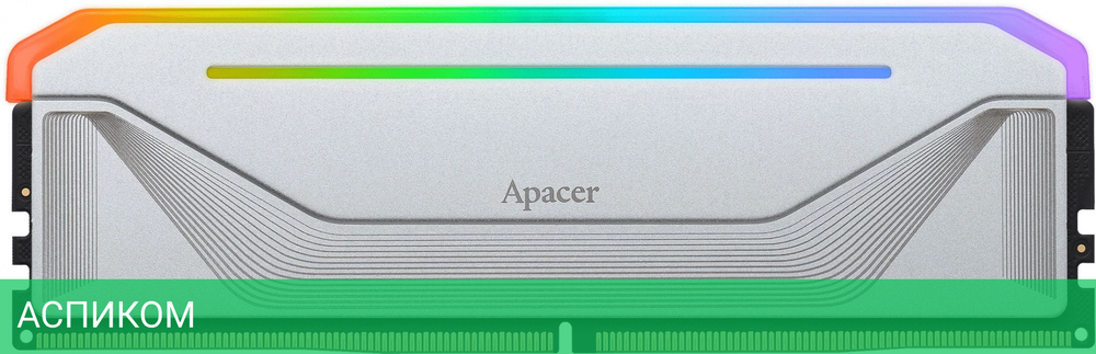 Оперативная память Apacer NOX RGB 2x32GB DDR5 PC5-44800 Silver (AH5U64G56C522NWAA-2)