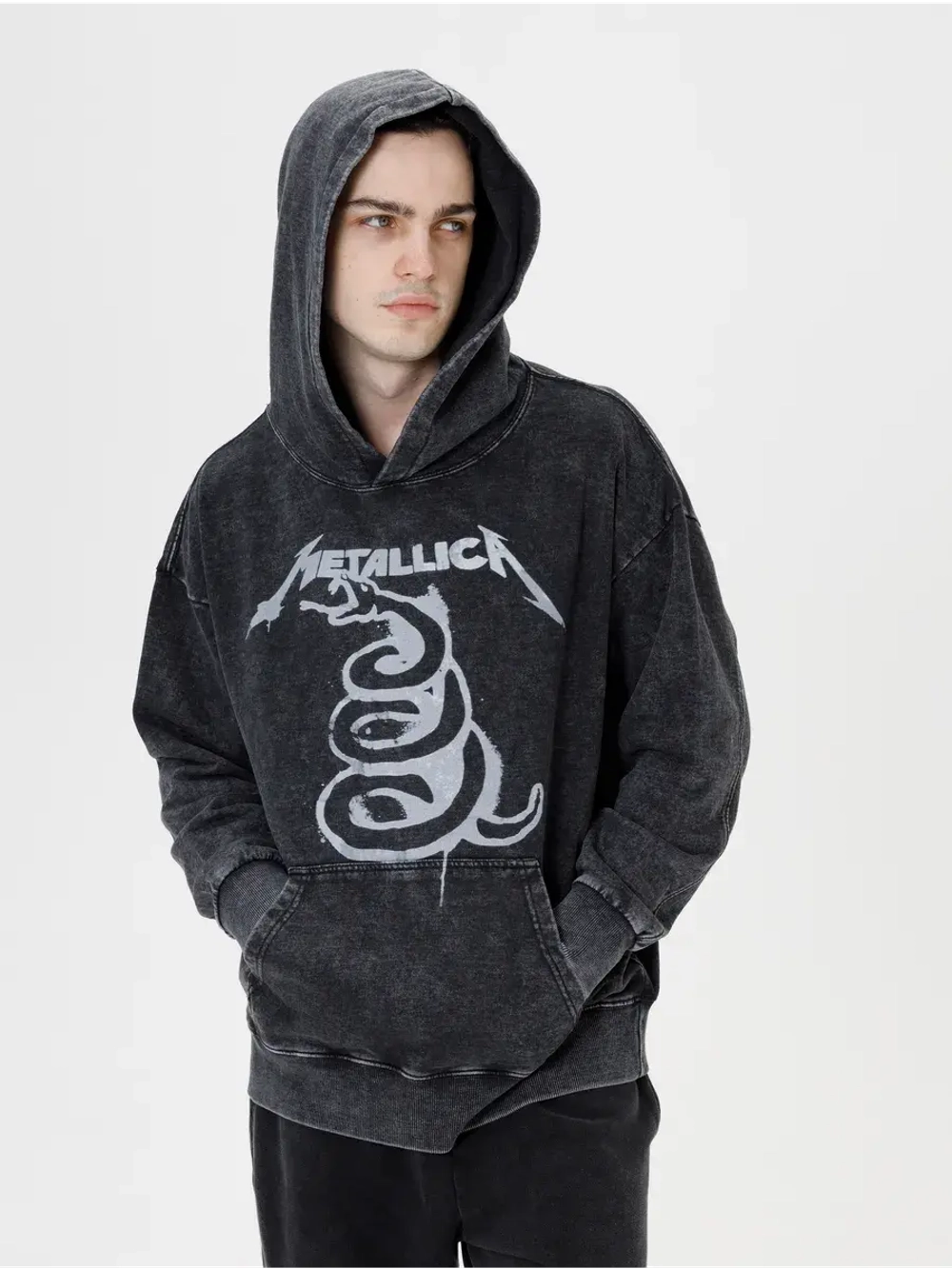 Худи PARABOLA Metallica оверсайз варенка для мужчин и женщин