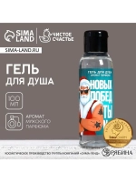 Гель для душа «Новых побед!», 100 мл, аромат мужского парфюм
