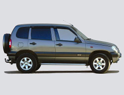 Пороги «Труба», Chevrolet Niva (- 03.2009)