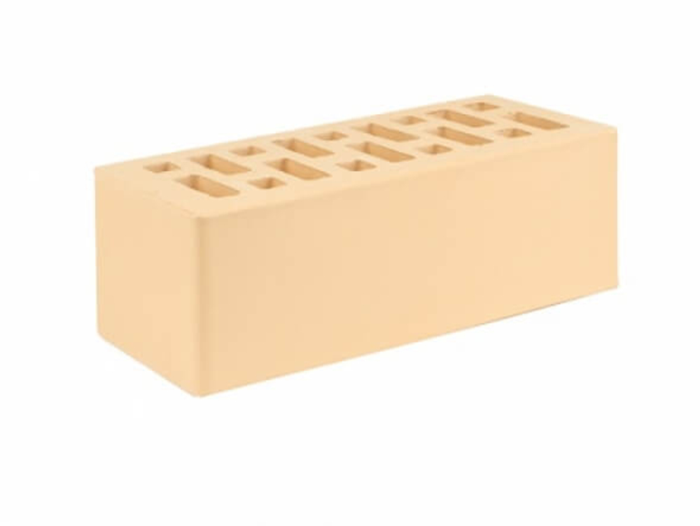 Старооскольский кирпич лицевой Солома, Гладкий, 1,4NF