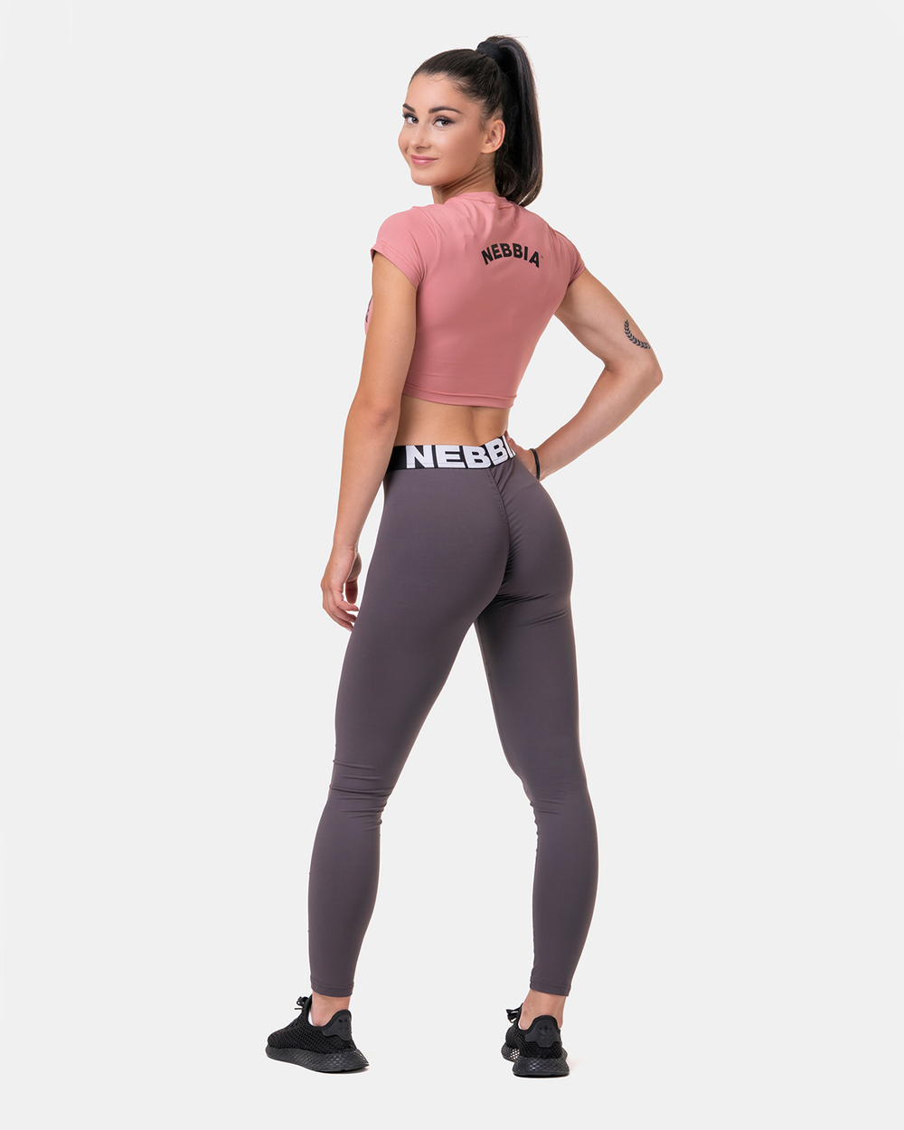 Лосины Nebbia Squat HERO Scrunch Butt leggings 571 Marron