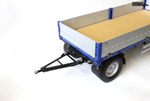 Trailer 2-axle flatbed Euro Scale 1/14