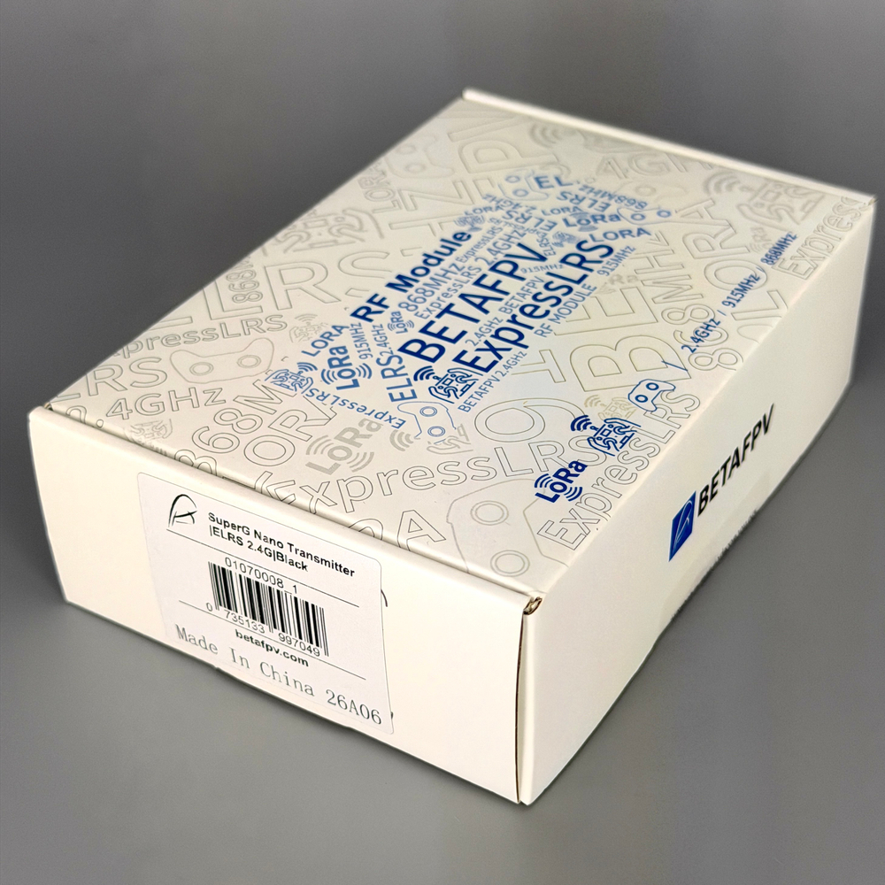 Передатчик (TX) Betafpv SuperG NanoTX ELRS 2.4G (Black)