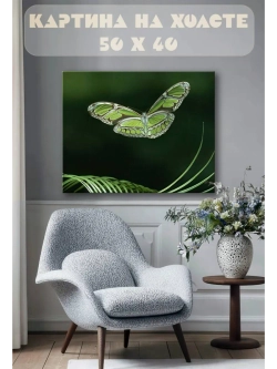 Картина на стену 40 X 50 Бабочка