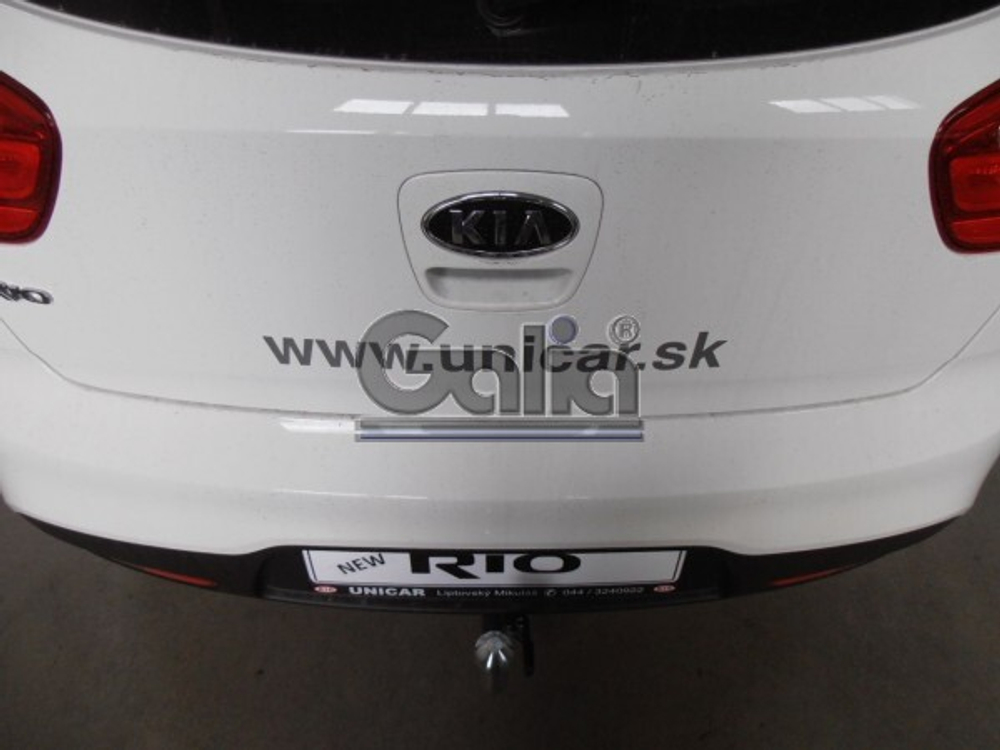 Фаркоп оцинкованный Galia K037A для Kia Rio III хетчбек/седан 2011-2017(паспорт и сертификат в комплекте)(без электрики)